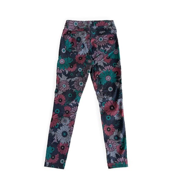 Modcloth Floral Skinny Jeans, ankle length, small - Picture 3 of 14